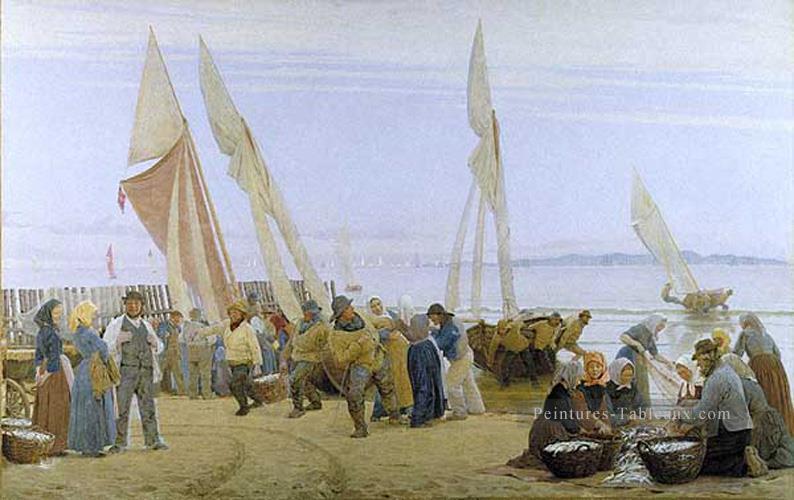 Manana en Hornbaek 1875 Peder Severin Kroyer Peintures à l'huile